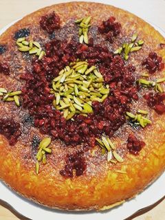 عکسی از دستور ته چین مرغ