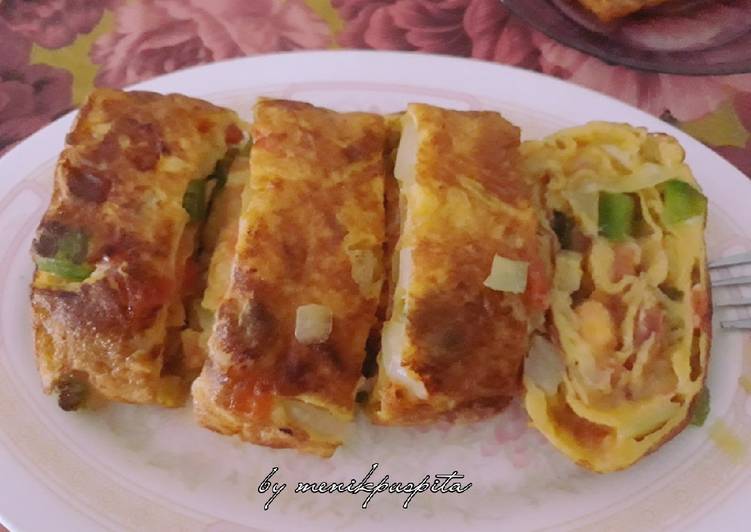 Telur dadar gulung ala Korea