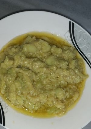 صورة لوصفة يخنة لب الكوسا