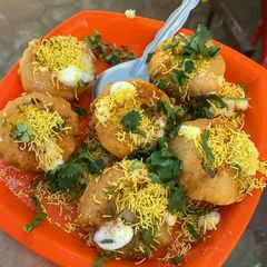 A picture of Golgappa papri.