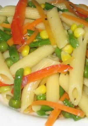 A picture of Pasta Jollof.