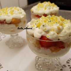 حلى الأناناس والفريز 😋😍👌-レシピのメイン写真