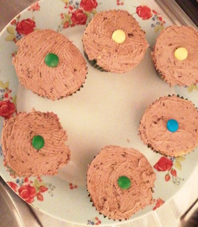 Una foto de Frosting de chocolate