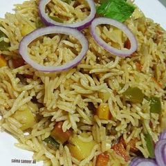 A picture of Sabzi pulao #cookpadapp.