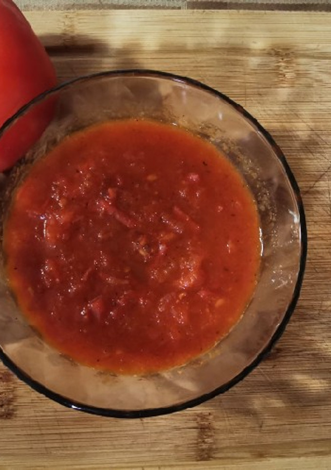 Una foto de Salsa de tomate natural