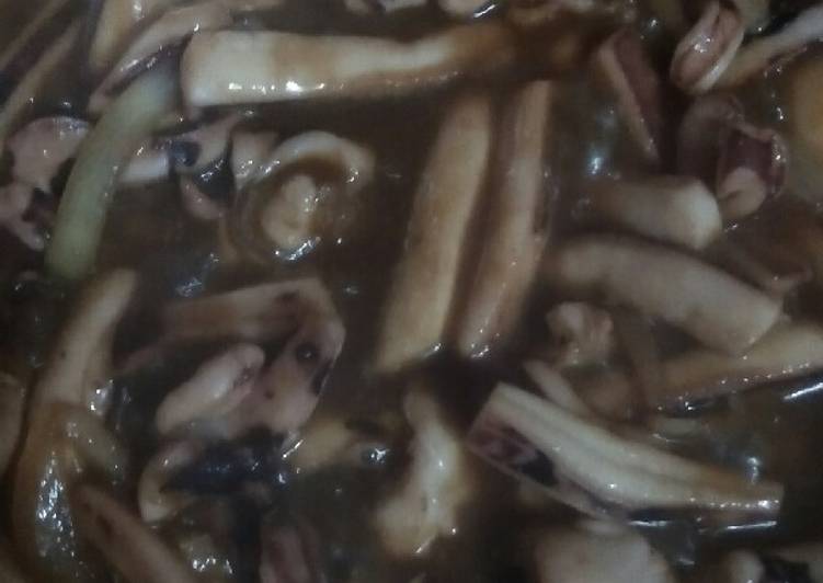 Resep Sotong masak sederhana yang Sempurna