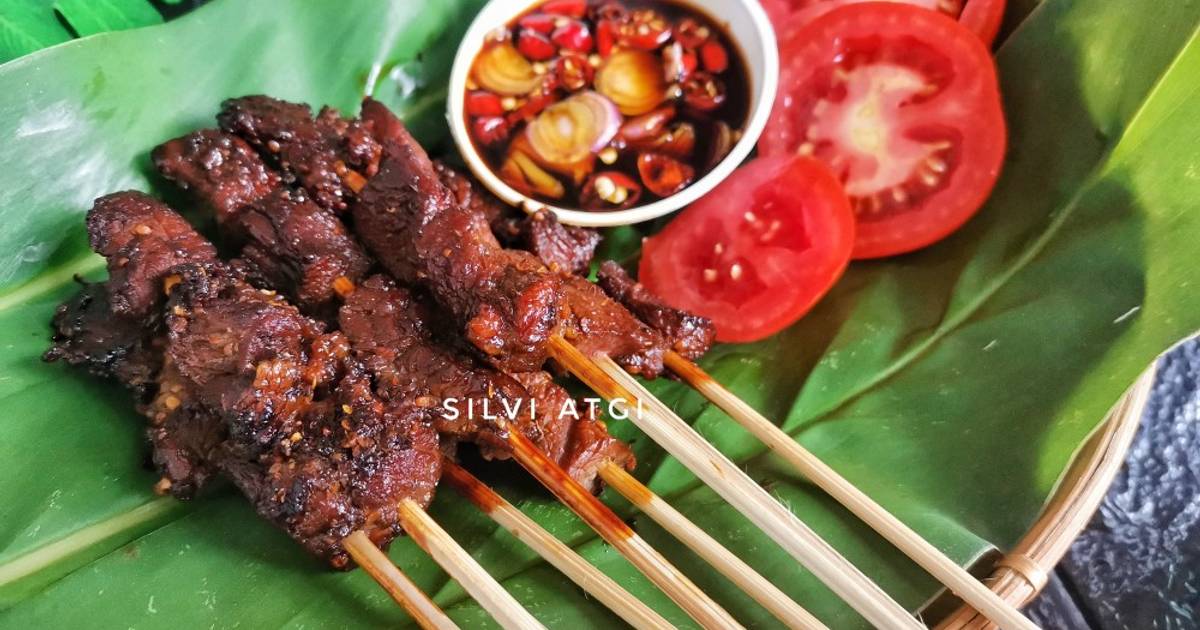 Resep Sate Daging Sapi Oleh Silvi Atgi Septina Cookpad