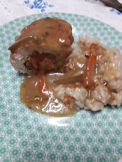 Una foto de Pechuga rellena