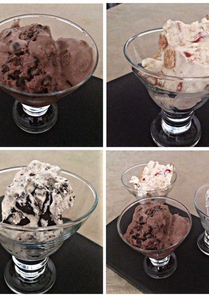 Una foto de Helados de chocolate, Oreo y Cheesecake
