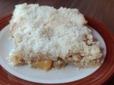 Crumble de manzana y durazno