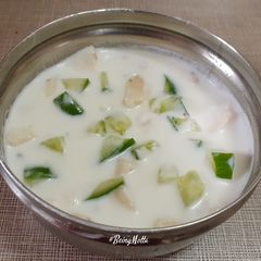 A picture of Cucumber-Banana Raita.