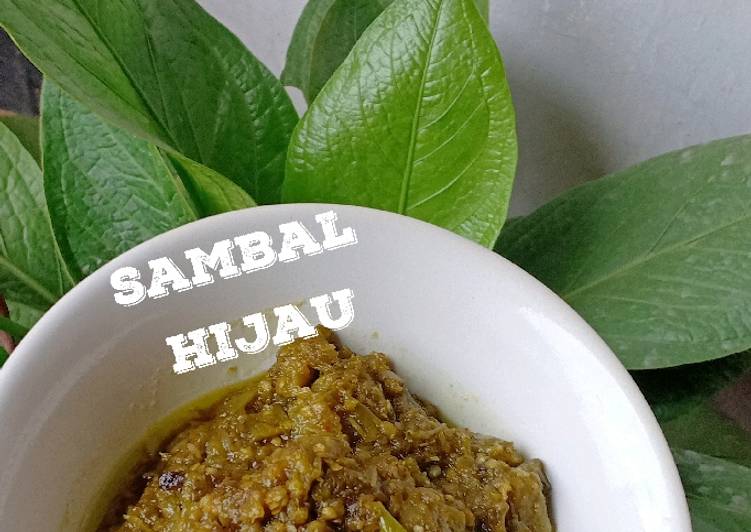 Sambal hijau ala2 padang