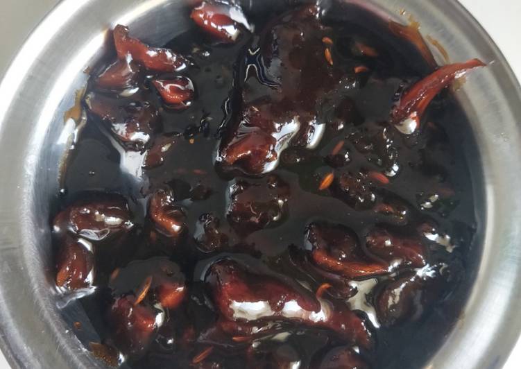 Recipe of Any-night-of-the-week Sweet Mango Pickle