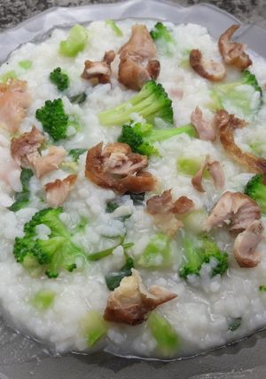 Foto resep Bubur Ayam Brokoli
