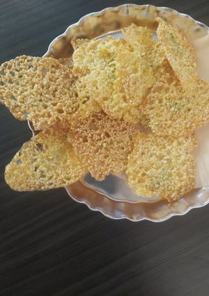 عکسی از دستور سوهان کنجدی توری (ساده و خوش طعم با یه فنجون چای) در سرخ کن بدون روغن