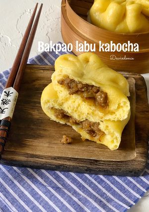 Foto resep Bakpao labu kabocha