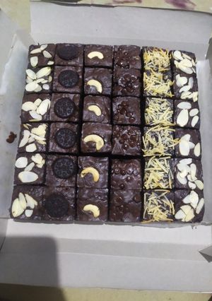 Foto resep Fudgy brownies sekat