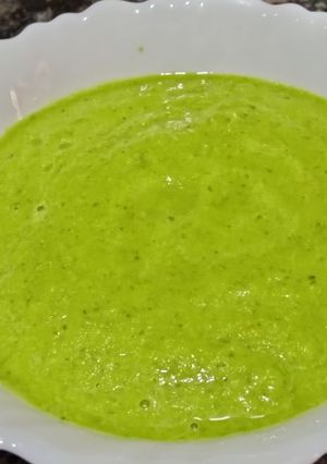 A picture of Coriander Tomato Peanut Chutney.
