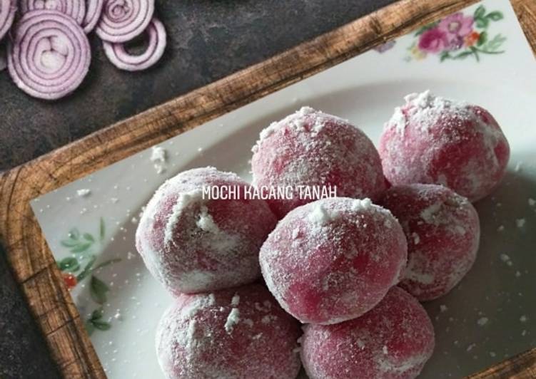 Cara memasak Mochi Kacang Tanah sedap