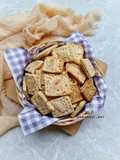 Chia Seed Crackers Sourdough Discard