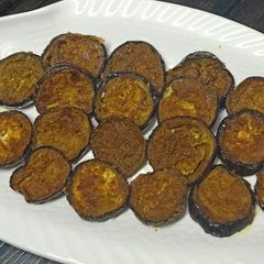 A picture of Baigan bhajha.