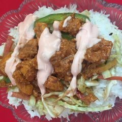 A picture of Bar b q Rice.