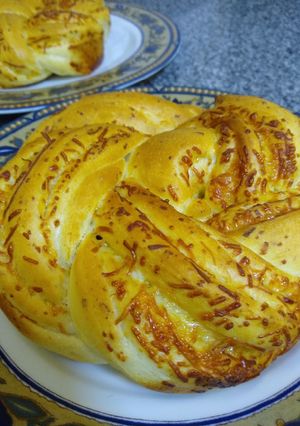 Una foto de Pan roseta de queso