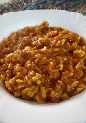 عکسی از دستور پاستا به روش خودم 😋