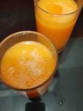 Jugo de papaya y naranja
