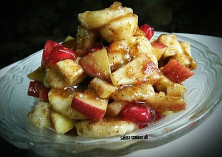 Easiest Way to Make Speedy Thelay wali fruit chaat #cookpadfruits