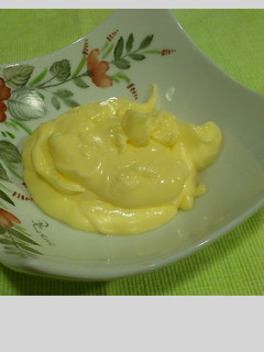 Una foto de Margarina o mantequilla a pomada