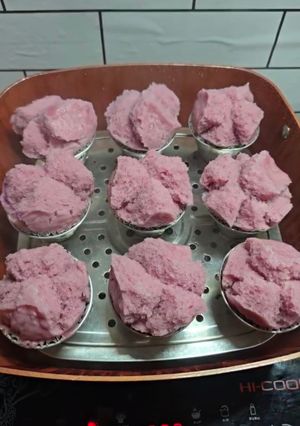 Foto resep Bolu Kukus Ubi Ungu (Kue Moho)