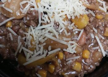 Popular Cuisine Brown Chili with Little Ears Delicious and Healthy Popular Cuisine Brown Chili with Little Ears Delicious and Healthy