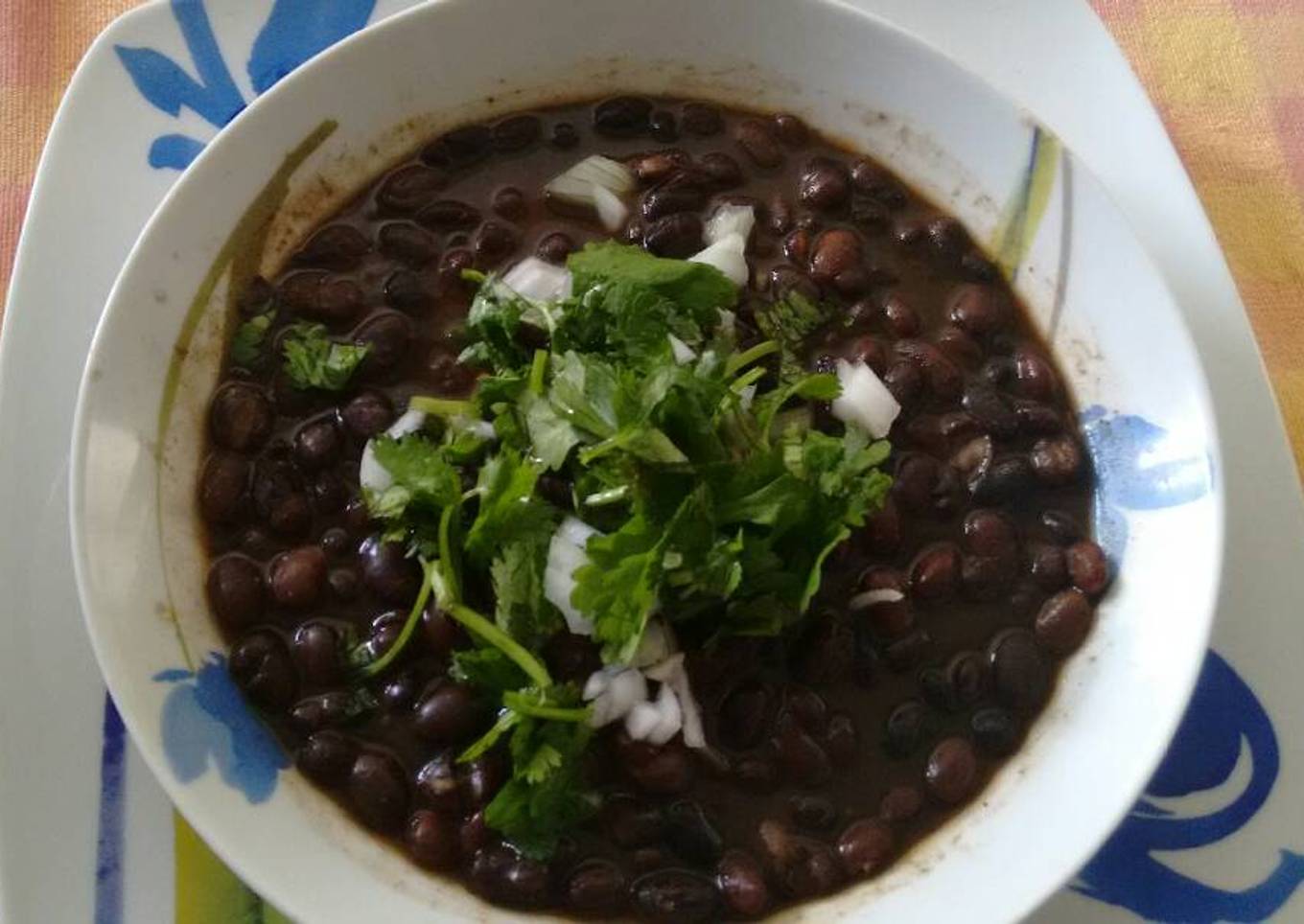 Frijoles negros de la olla. ॐ 🇲🇽