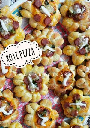 Foto resep Roti Pizza bunga
