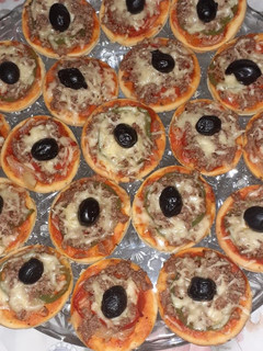 صورة لوصفة بيتزا بالكفتة