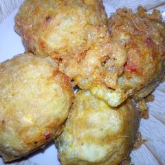 A picture of Chopped boiledegg yamball.