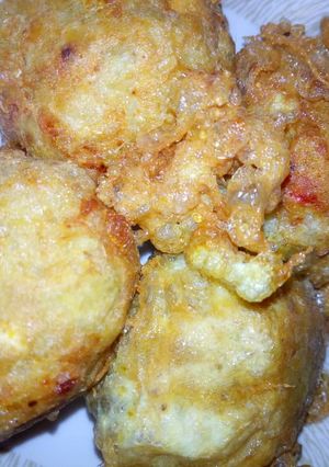 A picture of Chopped boiledegg yamball.