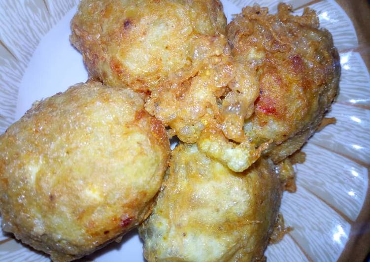 Recipe: Tasty Chopped boiledegg yamball
