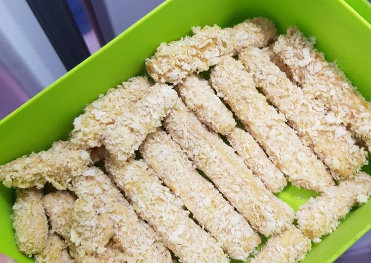 Bagaimana Membuat Tempe goreng tepung panir Anti Gagal