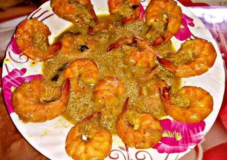 চিংড়ি মাছের মালাইকারি (Prawn Malai Curry Recipe in Bengali)