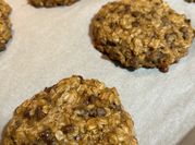 A picture of chocolate chip walnut cookies