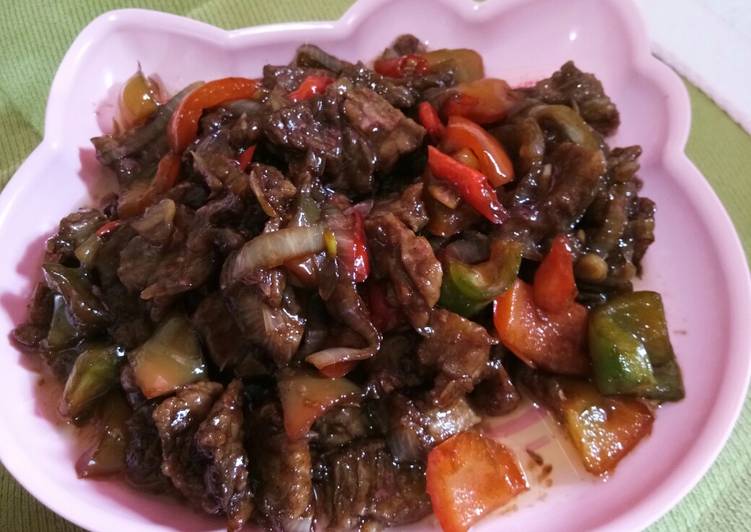 Cara Gampang Membuat Black Paper Beef Anti Gagal