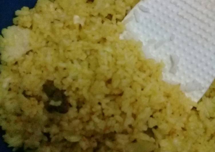 Nasi goreng kuning dadakan hati ayam#BikinRamadanBerkesan