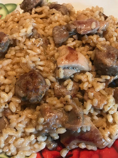 Una foto de Arroz jambalaya