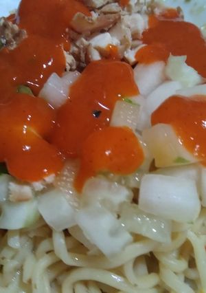 Foto resep Mi ayam goreng instan