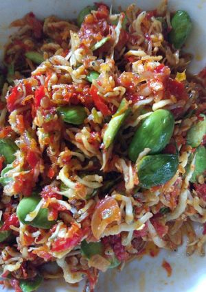 Foto resep Sambal pete dan teri Medan
