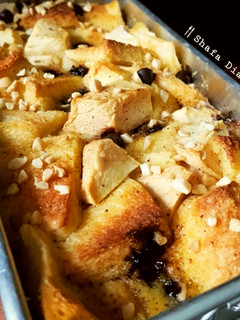 Foto resep Vanilla Apple Bread Pudding #dessert 🇺🇸