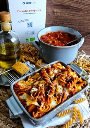 Une photo de Fusilli con Pomodoro & Mozzarella !!