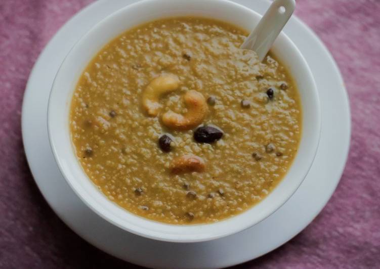 Steps to Prepare Award-winning Foxtail Milet Kheer/Payasam